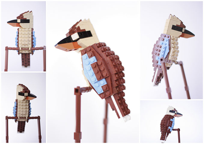 Lego birds of Oceania: Blake the Blue Winged Kookaburra