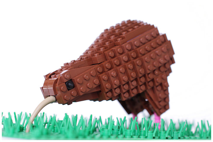 Lego birds of Oceania: Kaimi the Kiwi