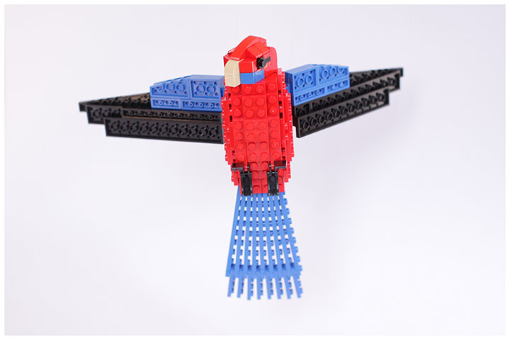 Lego birds of Oceania: Chris the Crimson Rosella