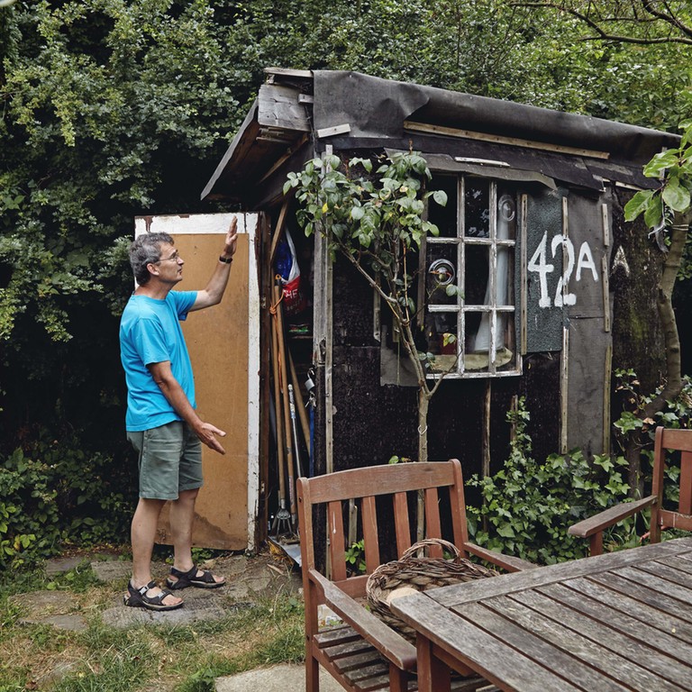 Alexandra Palace Allotment Portraits by Gary Morrisroe
