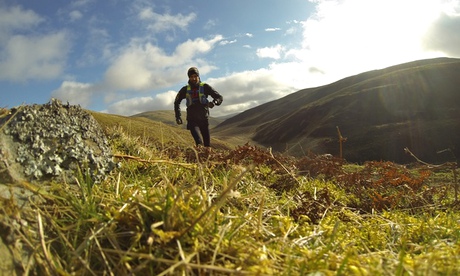 Paul Giblin training in the Scottish Highlands