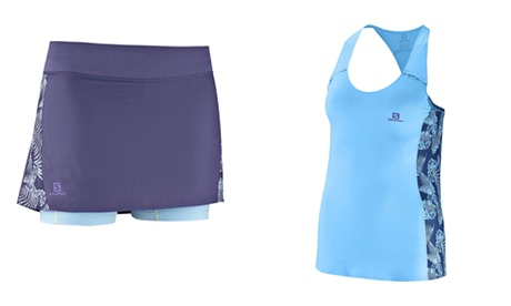 Salomon's running skirt and vest