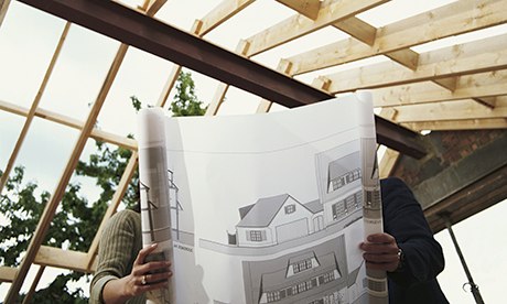 house plan and roof frame