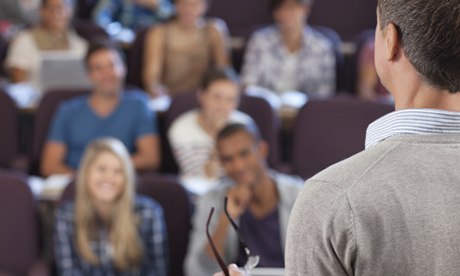 students and lecturer