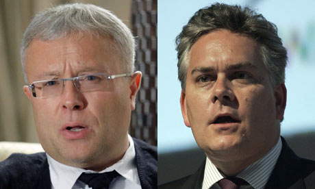 Alexander Lebedev and Gavin O'Reilly