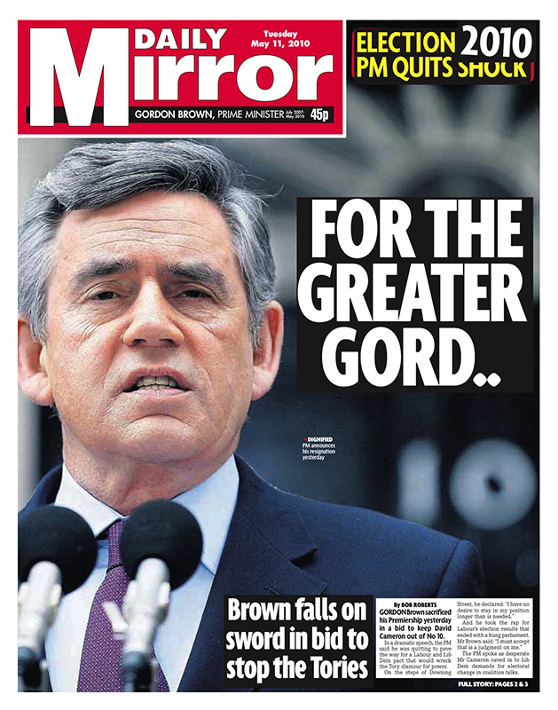 1105 front pages: 09 Mirror