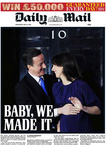Cameron front pages: 03 - Mail