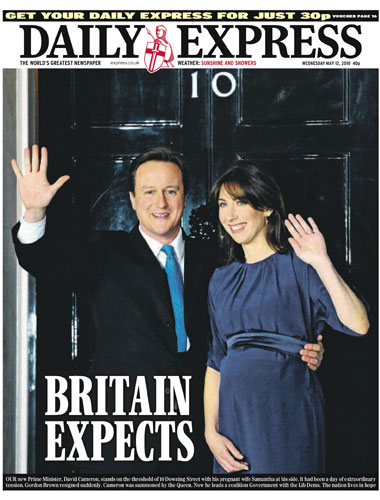 Cameron front pages: 07 - Express