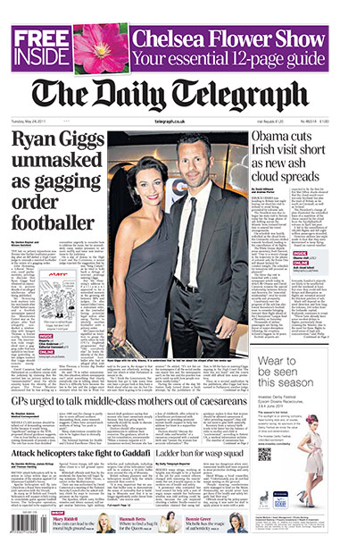 frontpagesgiggs: Daily Telegraph
