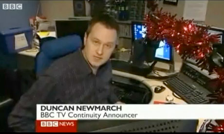 BBC continuity announcer