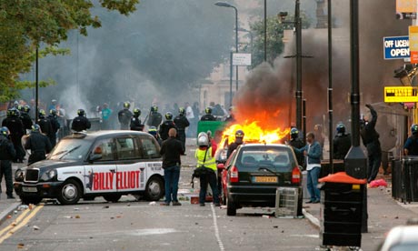 London riots Hackney