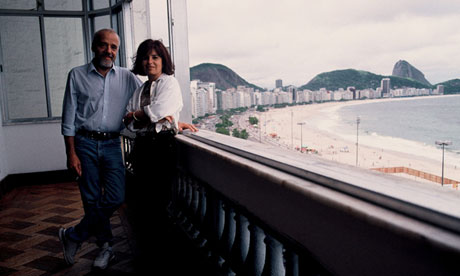 Paulo Coelho and his wife Christina Oiticica