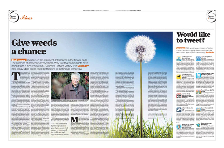 The Independent redesign: The Independent Viewspaper p10-11