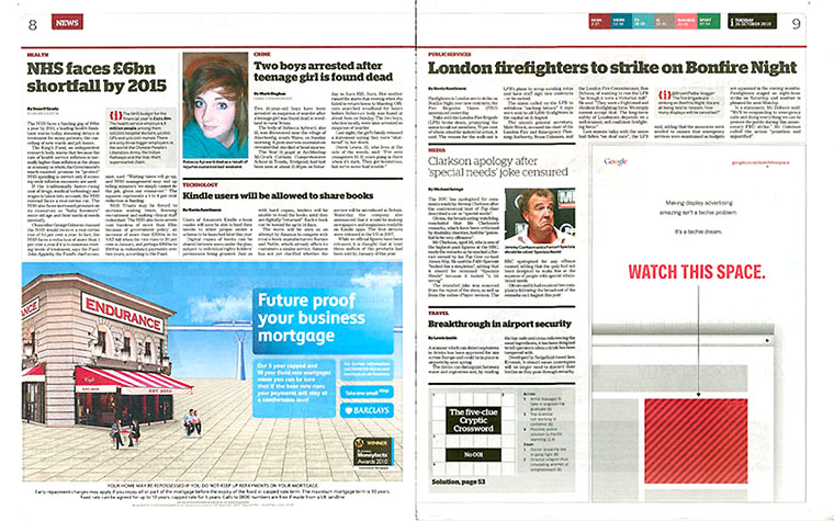 The Independent redesign: The Independent's i: p8-9