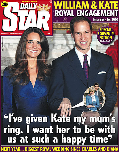 Royal front pages: Daily Star