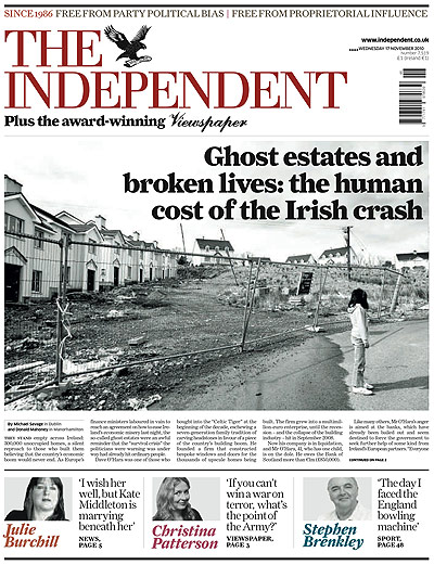 Royal front pages: The Independent