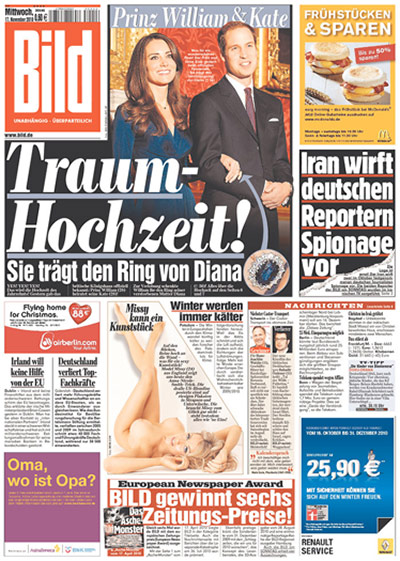 Kate and William press: Bild
