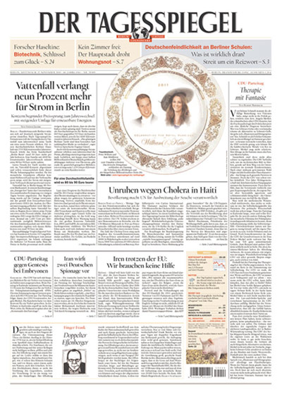 Kate and William press: Der Tagesspiegel