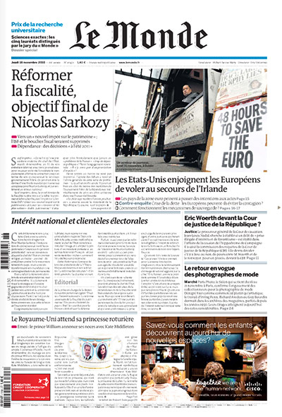 Kate and William press: Le Monde