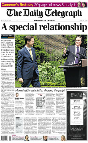 1311 front pages: 03 Telegraph