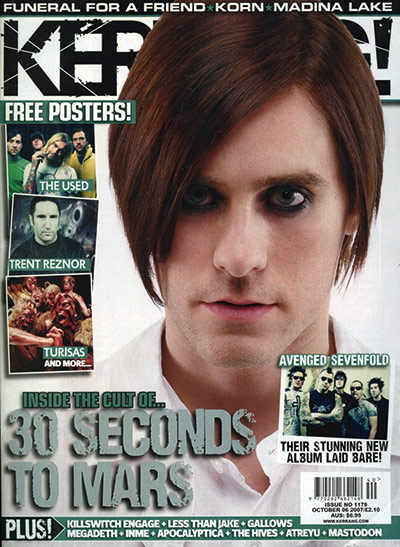 Kerrang! 30th birthday: 30 Seconds to Mars (October 2007)