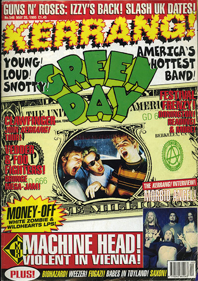 Kerrang! 30th birthday: Green Day (May 1995)