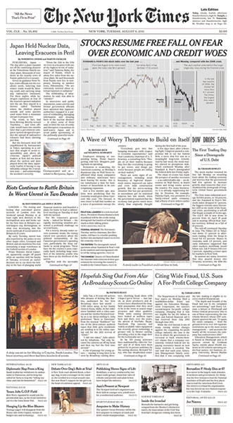 UK riots: New York Times