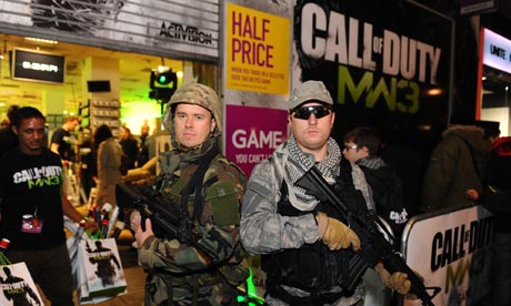 'Call of Duty: Modern Warfare 3' game launch at GAME store in London 2011
