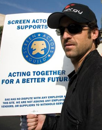 Writers Guild of America strike, Patrick Dempsey