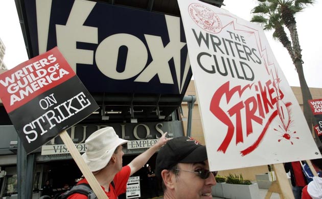 Writers Guild of America strike, Fox building