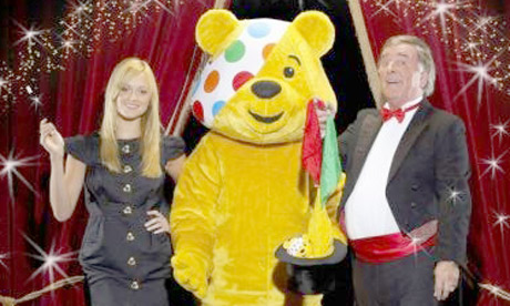 Children in Need: Fearne Cotton and Terry Wogan Children in Need: drew an 