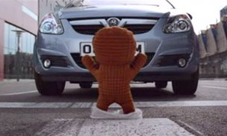 Vauxhall Corsa - still from the ad which features the C'Mons