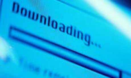 File pic: illegal downloading. Cutting users' internet connections is an unusual move for a UK ISP. Photograph: Guardian