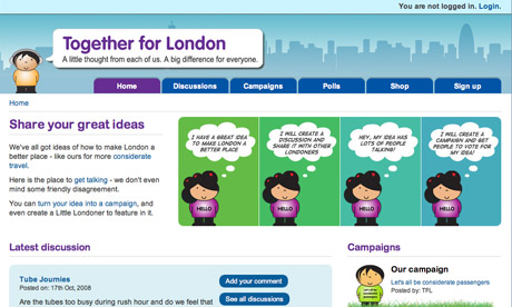 Together for London website