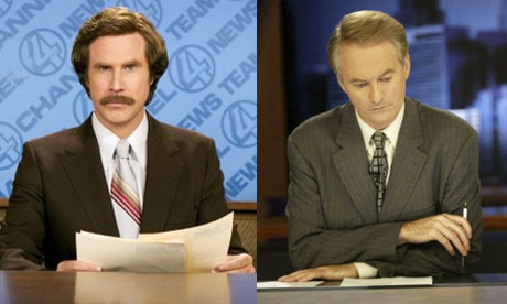 Ron Burgundy and Larry Mendte montage