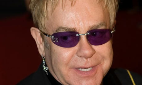 Elton John. Photograph: Alexander Zemlianichenko/AP