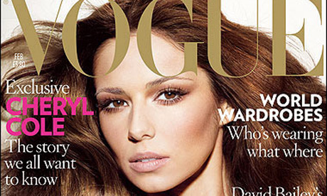 Cheryl Cole's appearance on the cover of Vogue has resulted in record sales