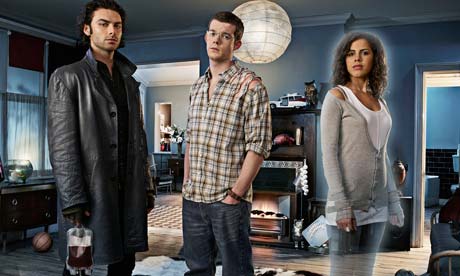 Being Human stars Russell Tovey Aidan Turner and Lenora Crichlow