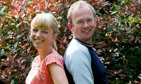 Sara Cox and Toby Buckland in Gardeners' World