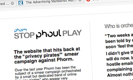 Phorm 'Stop Phoul Play website'