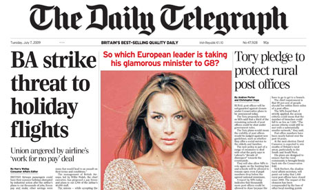 Daily Telegraph: 7 July 2009