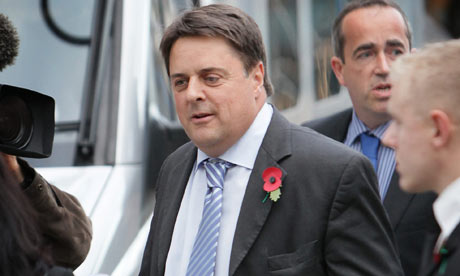 Nick Griffin arrives at BBC Television Centre
