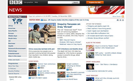 new bbc international new frontpage