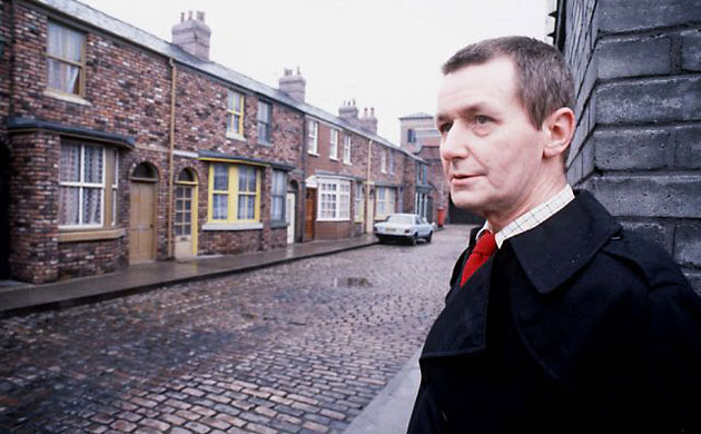  Manchester TV: Tony Warren on the Coronation Street set