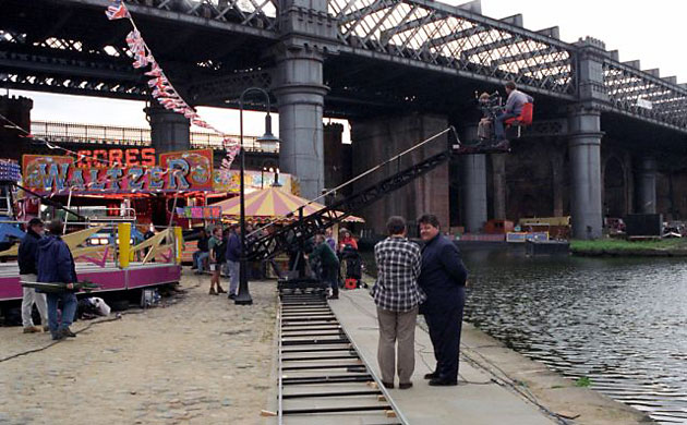  Manchester TV: Robbie Coltrane shooting Cracker in Manchester