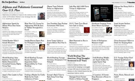new york times newspaper layout. The New York Times eagerly