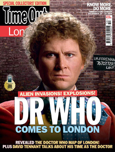 Time Out Doctor Who issue: Time Out's Doctor Who covers: Colin Baker