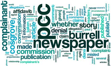 PCC Wordle. Photograph: www.wordle.net