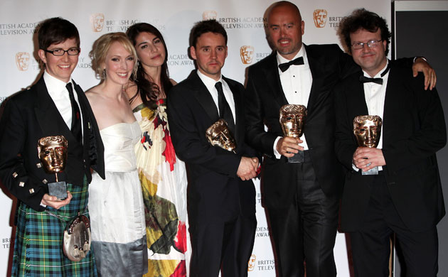 Bafta TV awards 2009: The production team of for The Choir with their features award