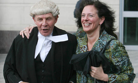 Suzanne Breen and her QC Joe Rice